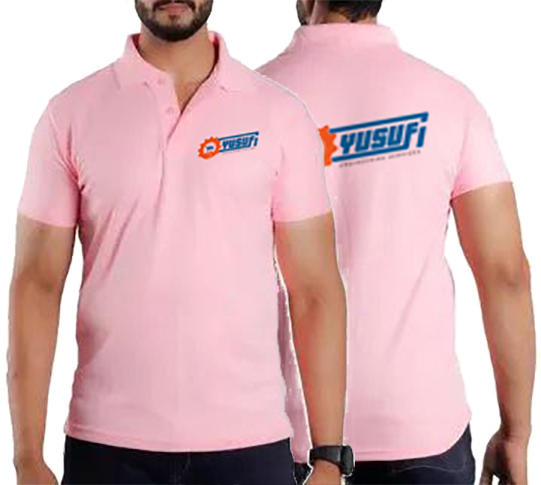 Polo neck (Collar) T-shirt printing in Lucknow only at Rs.175