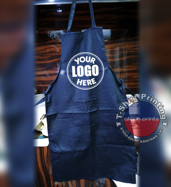 Custom printed kitchen aprons available with logo printing in Lucknow