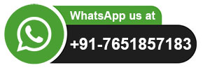 whatsapp us at +91-7651857183