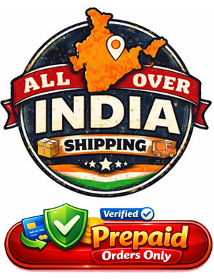 all india shipping and prepaid orders only logo